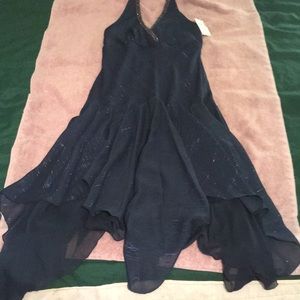 NWT Rabbit Designs GORGEOUS LONG HALTER DRESS